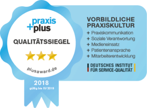 Praxis Plus Award Qualitätssiegel 3 Sterne