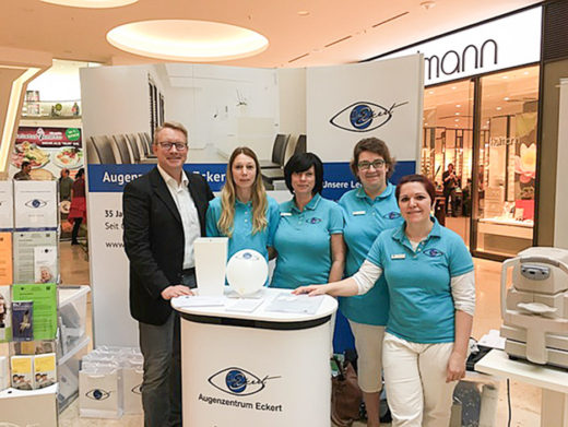 Das Augenzentrum Eckert auf dem Gesundheits-Tag in Neu-Ulm 2017