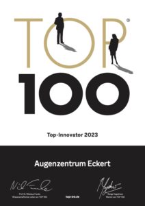 Auszeichnung Top 100 Innovator Augenzentrum Eckert 2023