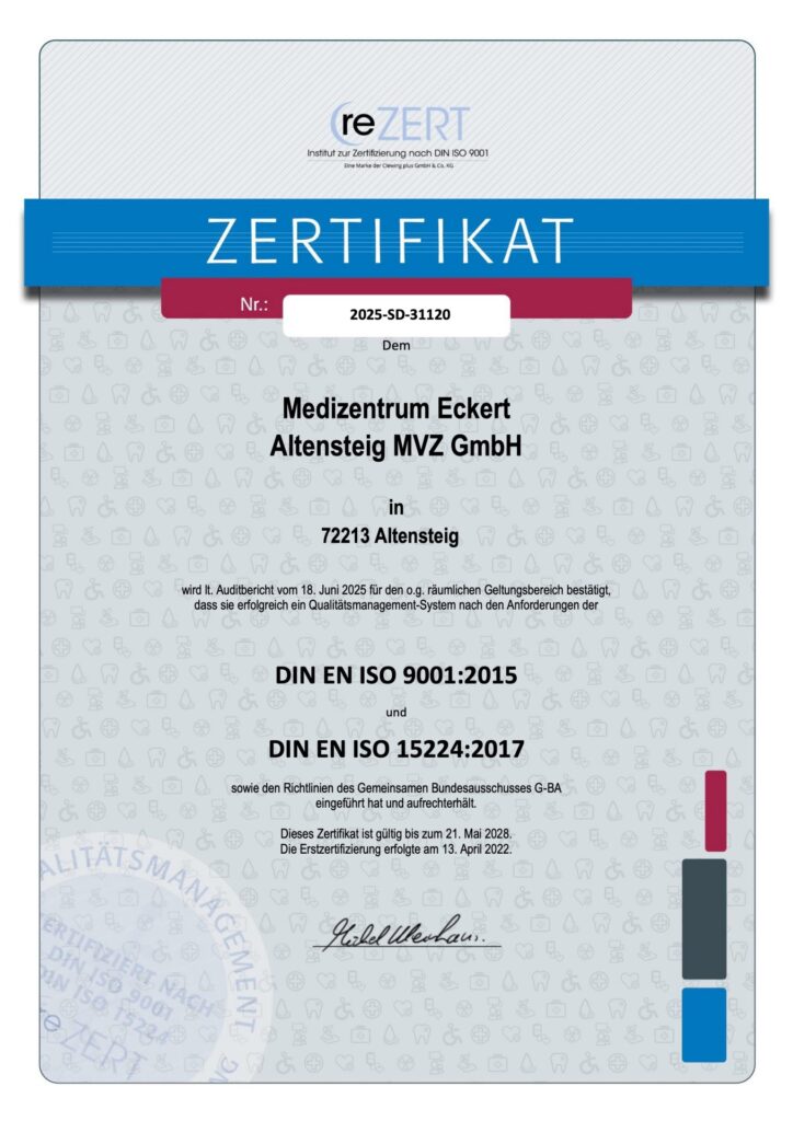 Zertifikat Altensteig