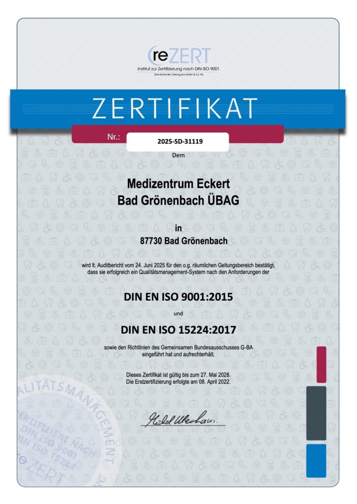Zertifikat Bad Grönenbach