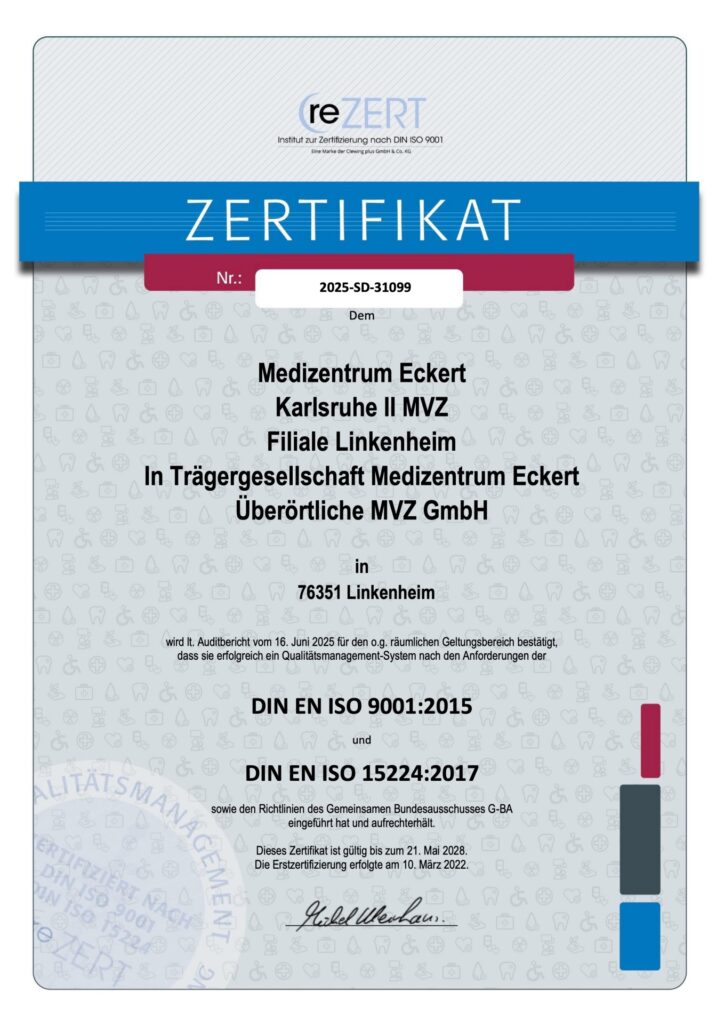 Zertifikat Linkenheim