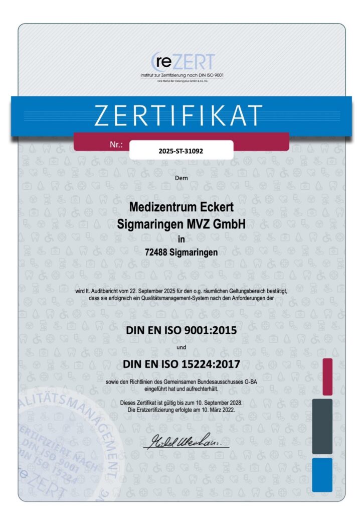 Zertifikat Sigmaringen