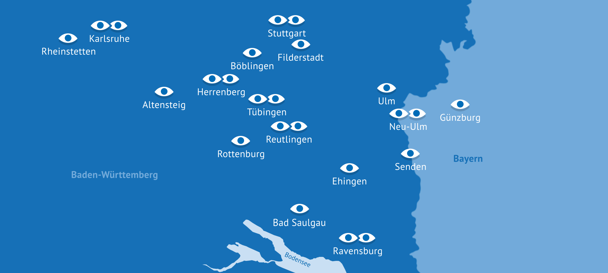 Standorte Augenzentrum Eckert